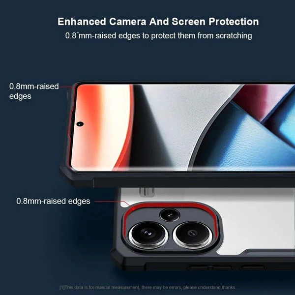 خرید کریستال شیلد شفاف گوشی Xiaomi Redmi Note 13 Pro Plus مارک XUNDD سری Beatle