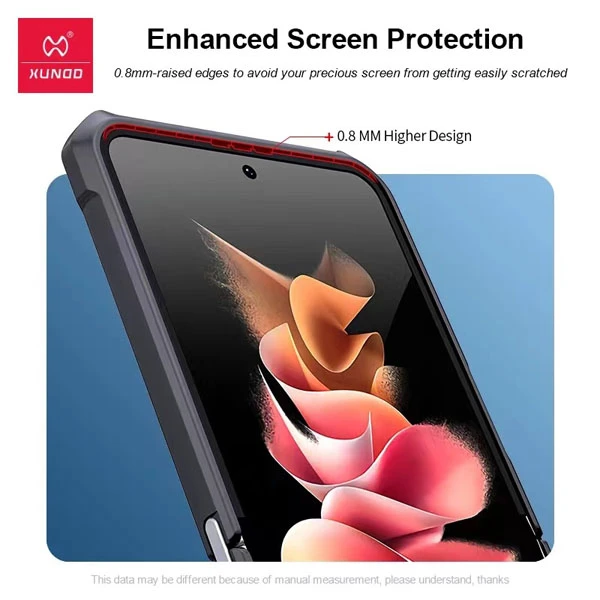 خرید کریستال شیلد مات گوشی Samsung Galaxy Z Flip 4 مارک XUNDD سری Beatle