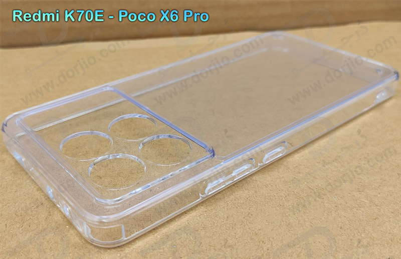 خرید کریستال کاور تمام شفاف Xiaomi Poco X6 Pro