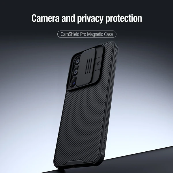 خرید گارد ضد ضربه مغناطیسی نیلکین Samsung Galaxy A55 مدل Camshield Pro Magnetic