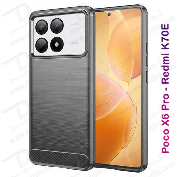 خرید گارد طرح کربنی Xiaomi Poco X6 Pro مدل Rock