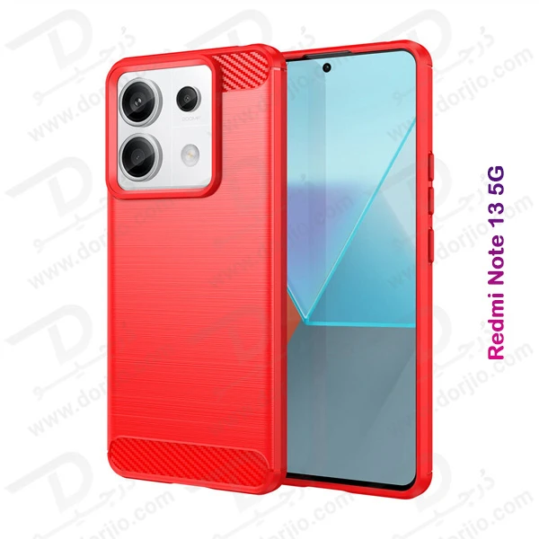خرید گارد طرح کربنی Xiaomi Redmi Note 13 5G مدل Rock