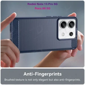 خرید گارد طرح کربنی Xiaomi Redmi Note 13 Pro 5G مدل Rock