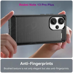 خرید گارد طرح کربنی Xiaomi Redmi Note 13 Pro Plus مدل Rock