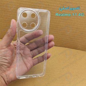 خرید گارد ژله ای شفاف با محافظ دوربین Realme 11