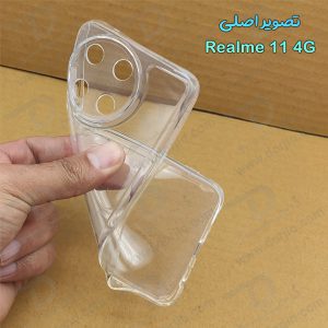 خرید گارد ژله ای شفاف با محافظ دوربین Realme 11