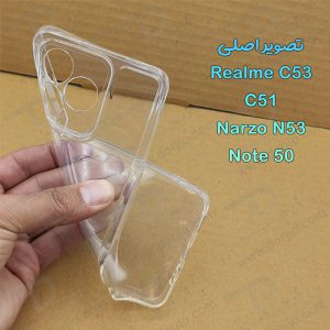 خرید گارد ژله ای شفاف با محافظ دوربین Realme Note 50