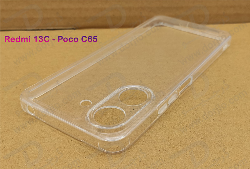 خرید گارد ژله ای شفاف با محافظ دوربین Xiaomi Poco C65