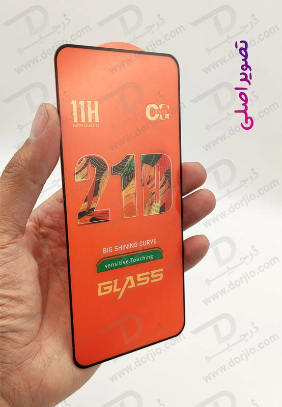 خرید گلس شیشه ای 21D شفاف Xiaomi Redmi K60 مدل OG Glass