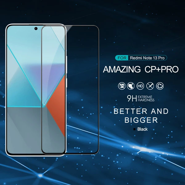 خرید گلس شیشه ای نیلکین Xiaomi Poco X6 5G مدل CP+PRO Tempered Glass