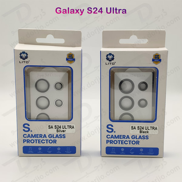 خرید محافظ لنز دوربین رینگی با ابزار نصب Samsung Galaxy S24 Ultra مارک LITO