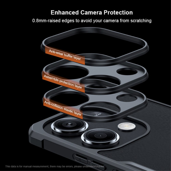 خرید کریستال شیلد شفاف گوشی Xiaomi Redmi Note 13 Pro 4G مارک XUNDD سری Beatle