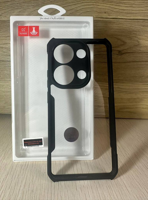 خرید کریستال شیلد شفاف گوشی Xiaomi Redmi Note 13 Pro 4G مارک XUNDD سری Beatle