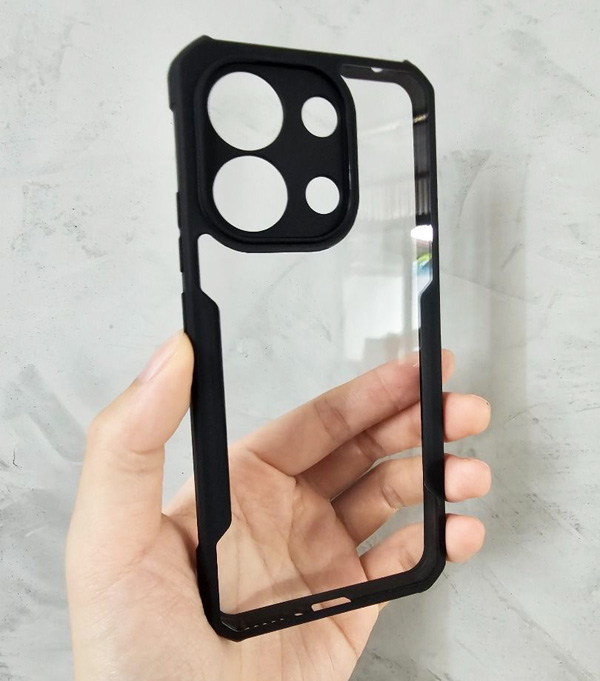 خرید کریستال شیلد شفاف گوشی Xiaomi Redmi Note 13 Pro 4G مارک XUNDD سری Beatle