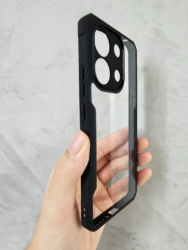 خرید کریستال شیلد شفاف گوشی Xiaomi Redmi Note 13 Pro 4G مارک XUNDD سری Beatle