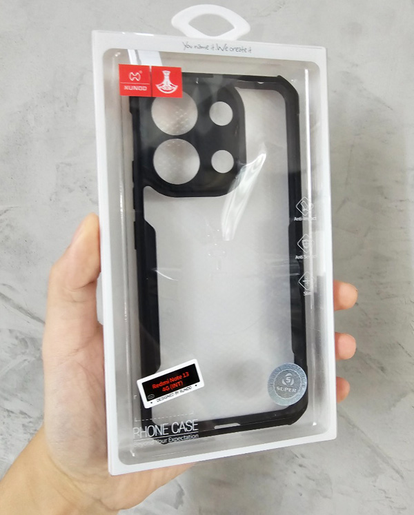 خرید کریستال شیلد شفاف گوشی Xiaomi Redmi Note 13 Pro 4G مارک XUNDD سری Beatle