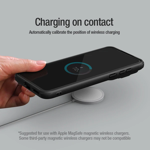 خرید قاب ضد ضربه مگنتی کمرا استند نیلکین Huawei Pura 70 Pro مدل Camshield Prop Magnetic