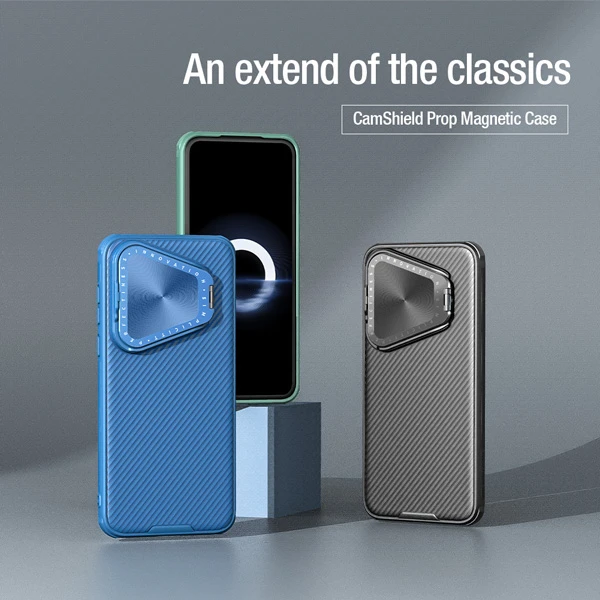 خرید قاب ضد ضربه مگنتی کمرا استند نیلکین Huawei Pura 70 Pro مدل Camshield Prop Magnetic