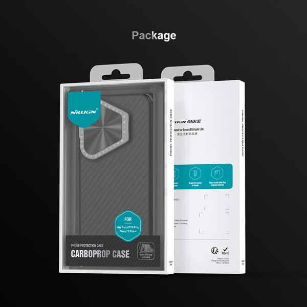 خرید قاب ضد ضربه کمرا استند نیلکین Huawei Pura 70 مدل CarboProp