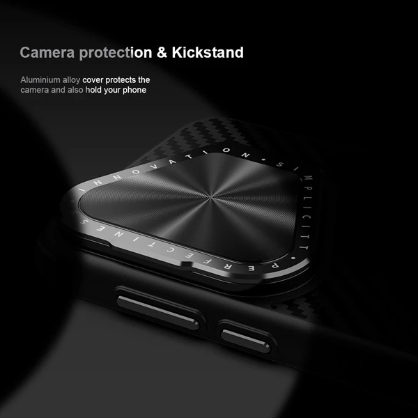 خرید قاب ضد ضربه کمرا استند نیلکین Huawei Pura 70 مدل CarboProp