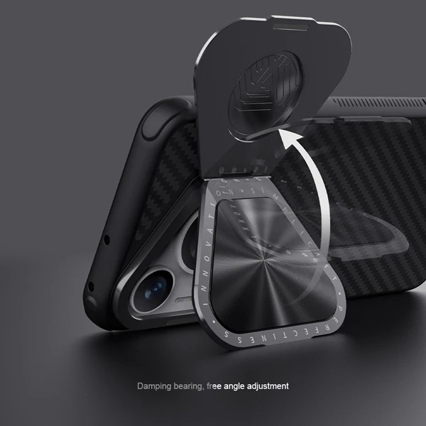 خرید قاب ضد ضربه کمرا استند نیلکین Huawei Pura 70 مدل CarboProp