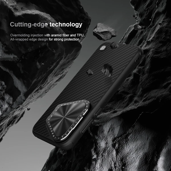 خرید قاب ضد ضربه کمرا استند نیلکین Huawei Pura 70 مدل CarboProp