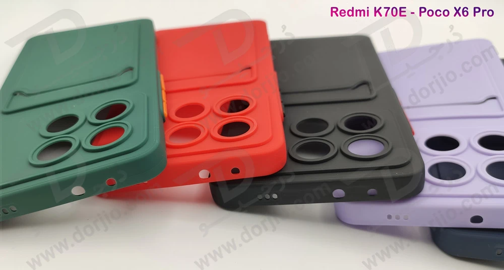 خرید قاب محافظ جا کارتی Xiaomi Poco X6 Pro مدل Card Holder