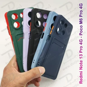 خرید قاب محافظ جا کارتی Xiaomi Redmi Note 13 Pro 4G مدل Card Holder