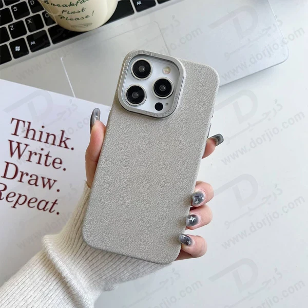 خرید قاب چرمی فوکوس پیکسل iPhone 15 Pro Max مدل Funshare