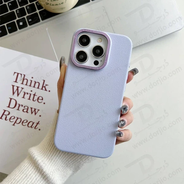 خرید قاب چرمی فوکوس پیکسل iPhone 15 Pro Max مدل Funshare