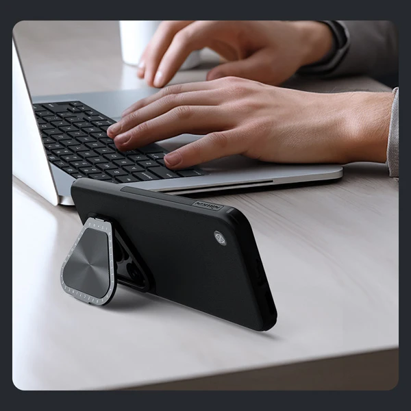 خرید قاب چرمی کمرا استند نیلکین Huawei Pura 70 Pro Plus مدل CamShield Prop Leather