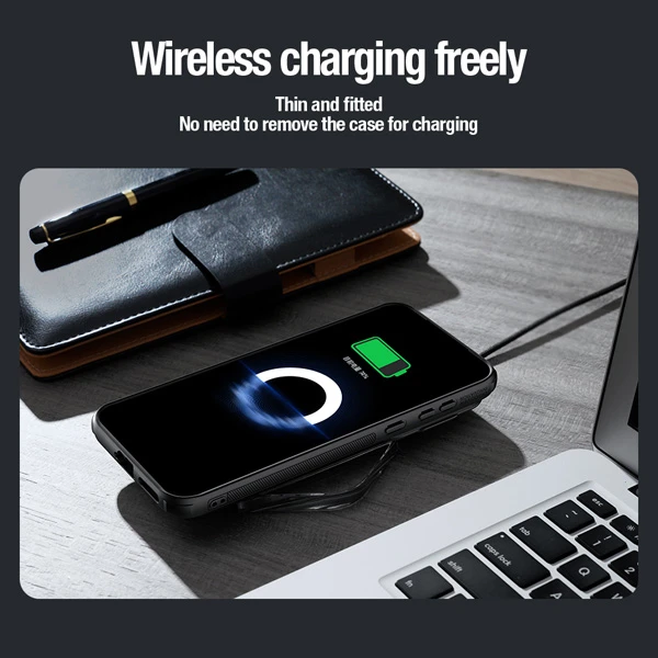 خرید قاب چرمی کمرا استند نیلکین Huawei Pura 70 Pro Plus مدل CamShield Prop Leather