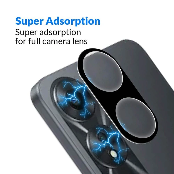 خرید محافظ لنز 9H شیشه ای Oppo A38 4G مدل 3D