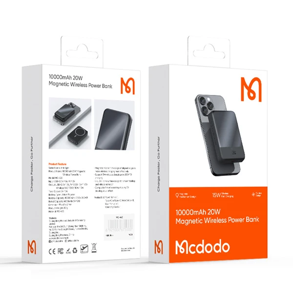 خرید پاور بانک مگ سیف 15 وات 10000 هزار مک دودو مدل Mcdodo MC-426