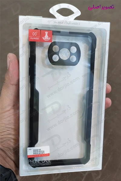 خرید کریستال شیلد شفاف گوشی Xiaomi Poco X3 مارک XUNDD سری Beatle