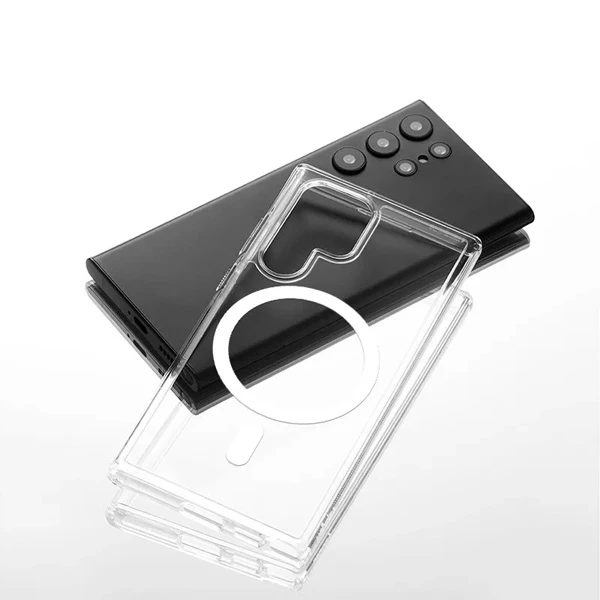 خرید کریستال کاور شفاف Samsung Galaxy S24 Ultra مارک Spigen مدل Neo Hybrid