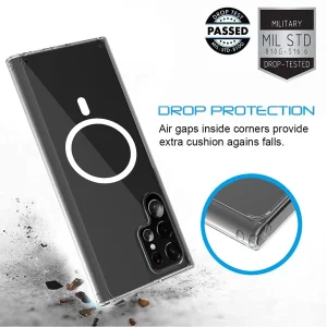 خرید کریستال کاور شفاف Samsung Galaxy S24 Ultra مارک Spigen مدل Neo Hybrid