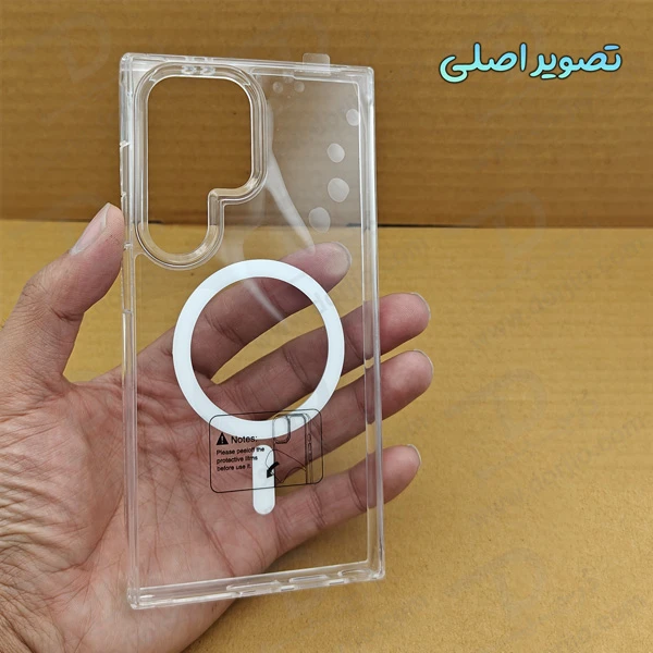 خرید کریستال کاور شفاف Samsung Galaxy S24 Ultra مارک Spigen مدل Neo Hybrid