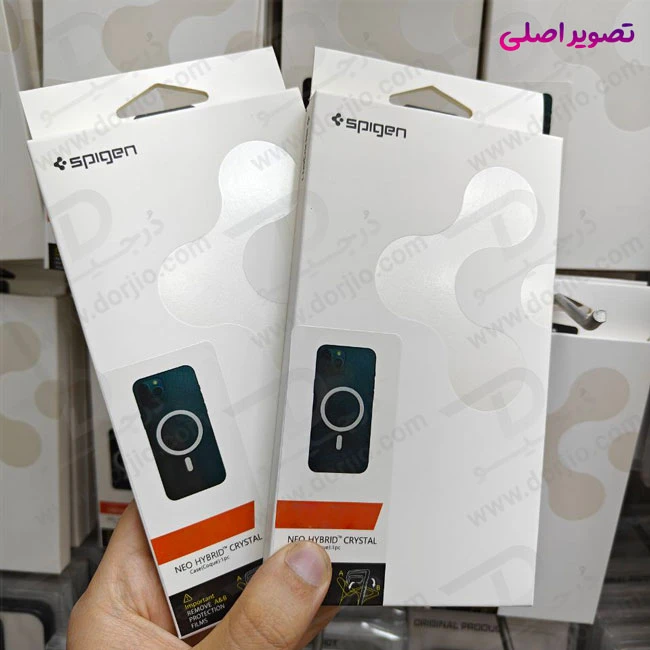 خرید کریستال کاور شفاف iPhone 12 مارک Spigen مدل Neo Hybrid