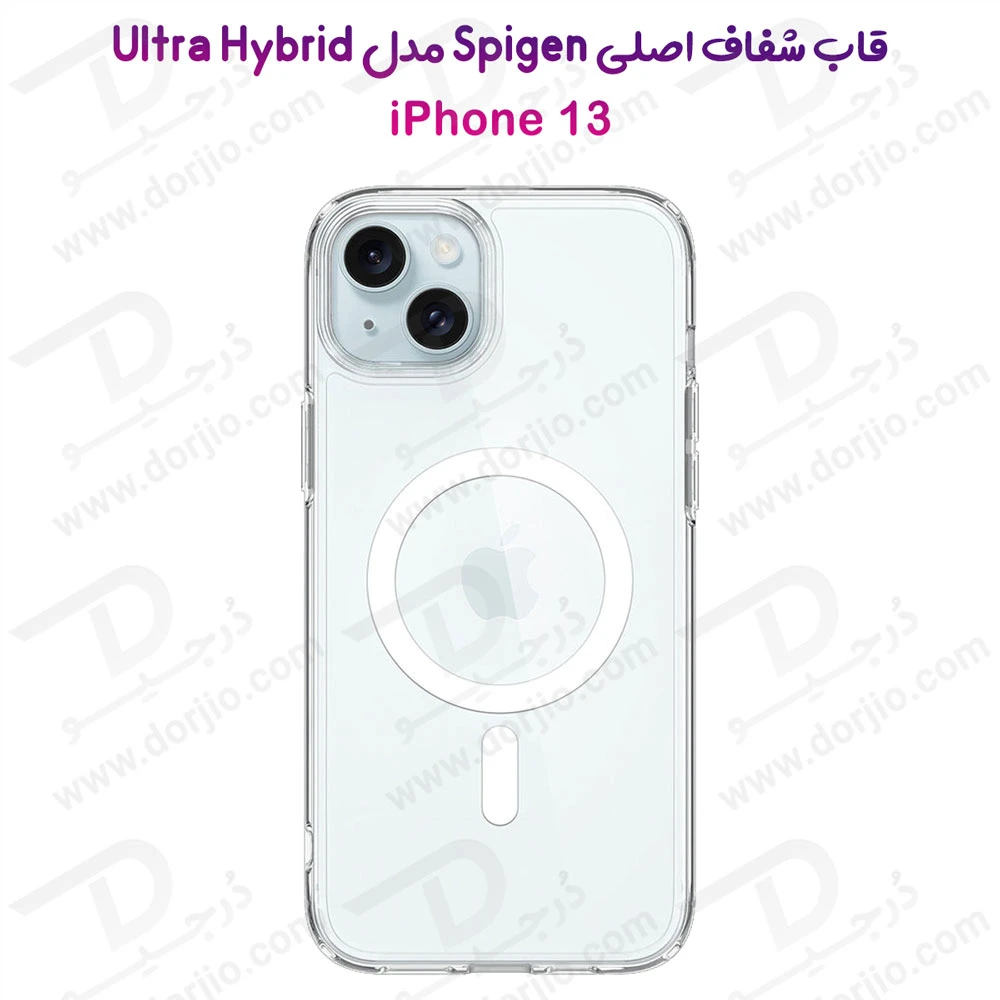 خرید کریستال کاور شفاف iPhone 13 مارک Spigen مدل Neo Hybrid