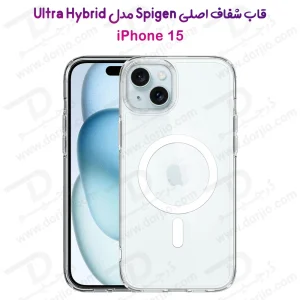 کریستال کاور شفاف iPhone 15 مارک Spigen مدل Neo Hybrid