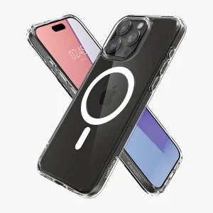 خرید کریستال کاور شفاف iPhone 15 Pro مارک Spigen مدل Neo Hybrid