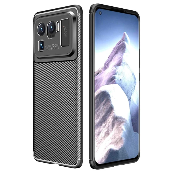 خرید گارد طرح کربنی اورجینال Xiaomi Mi 11 Ultra مدل Auto Focus