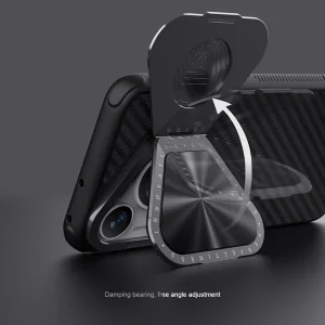 خرید قاب ضد ضربه مگنتی کمرا استند نیلکین Huawei Pura 70 Pro Plus مدل CarboProp Magnetic