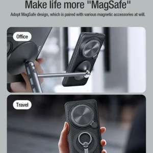 خرید قاب ضد ضربه مگنتی کمرا استند نیلکین Xiaomi 14 Ultra مدل Camshield Prop Magnetic