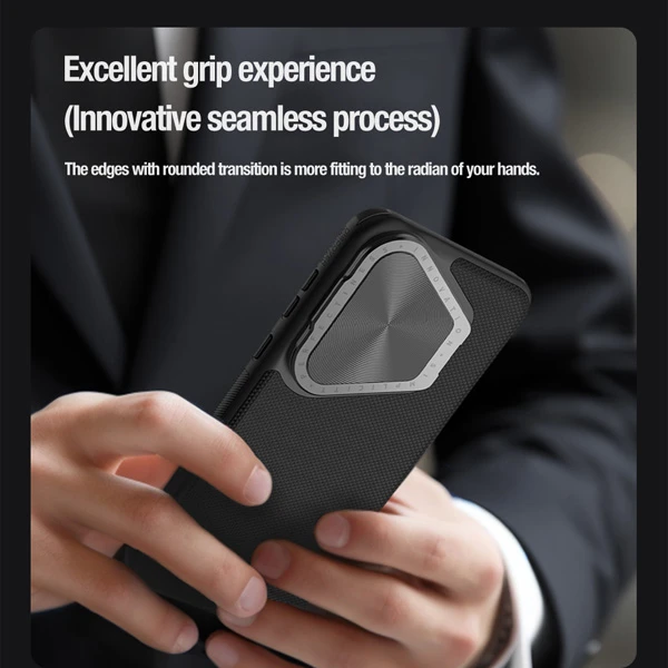 خرید قاب محافظ کمرا استند نیلکین Huawei Pura 70 Pro Plus مدل Textured Prop