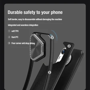 خرید قاب محافظ کمرا استند نیلکین Huawei Pura 70 Pro Plus مدل Textured Prop