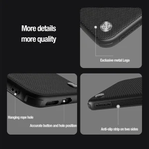 خرید قاب محافظ کمرا استند نیلکین Huawei Pura 70 Pro Plus مدل Textured Prop