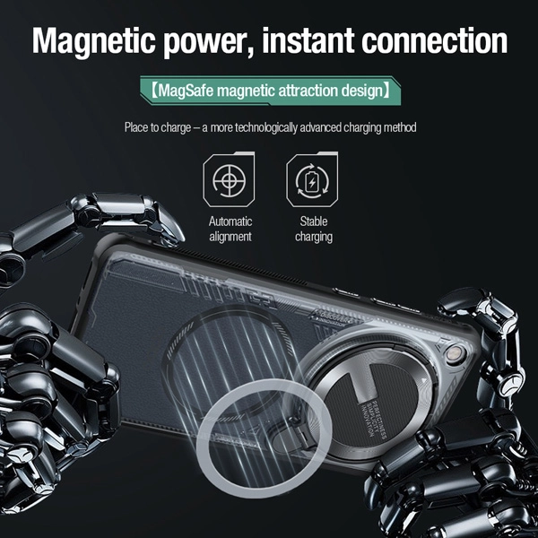 خرید قاب پشت کریستال کمرا استند نیلکین ویژه Oppo Find X7 Ultra مدل Iceblade Prop Magnetic