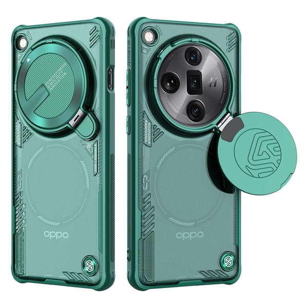 خرید قاب پشت کریستال کمرا استند نیلکین ویژه Oppo Find X7 مدل Iceblade Prop Magnetic